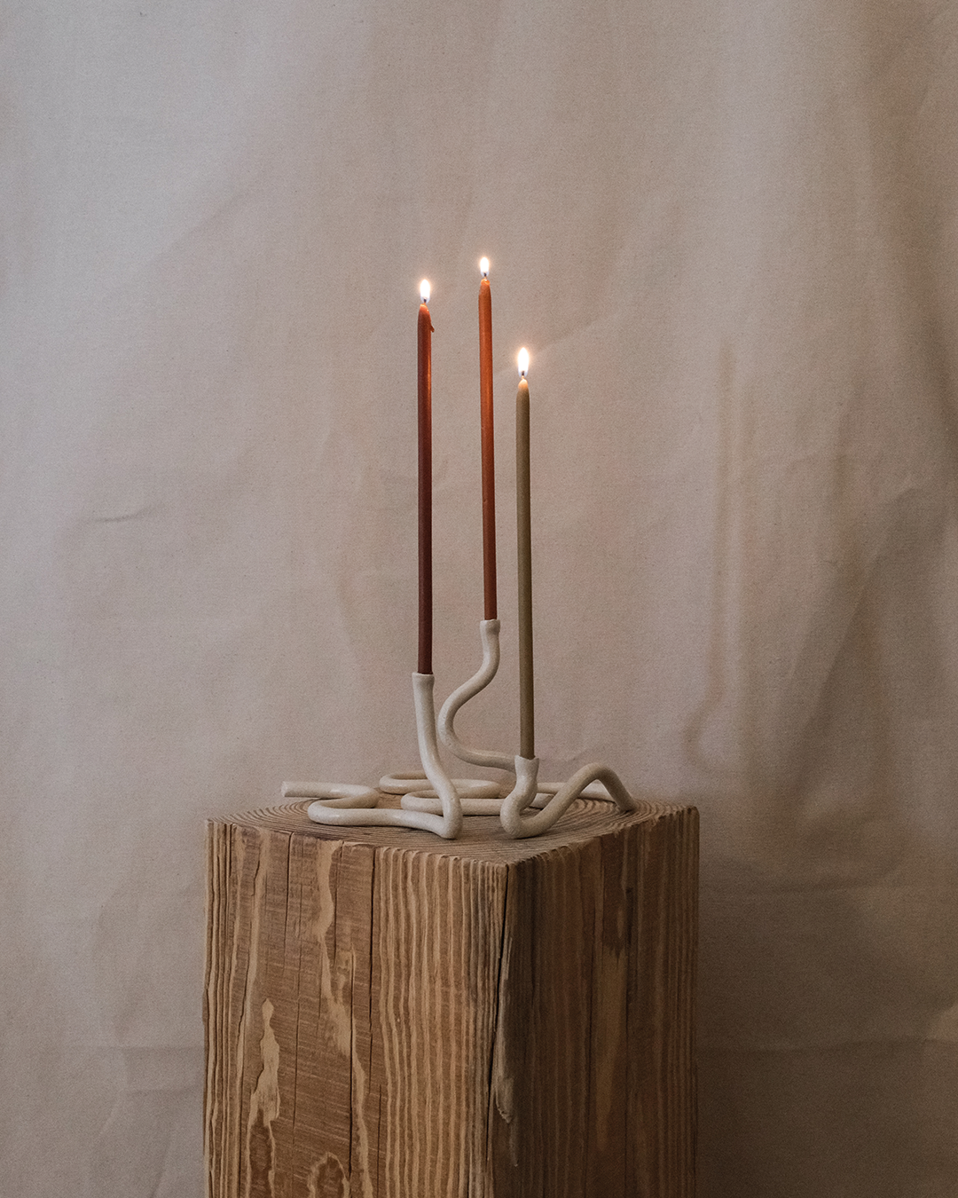 Taper Trails Candle Holder