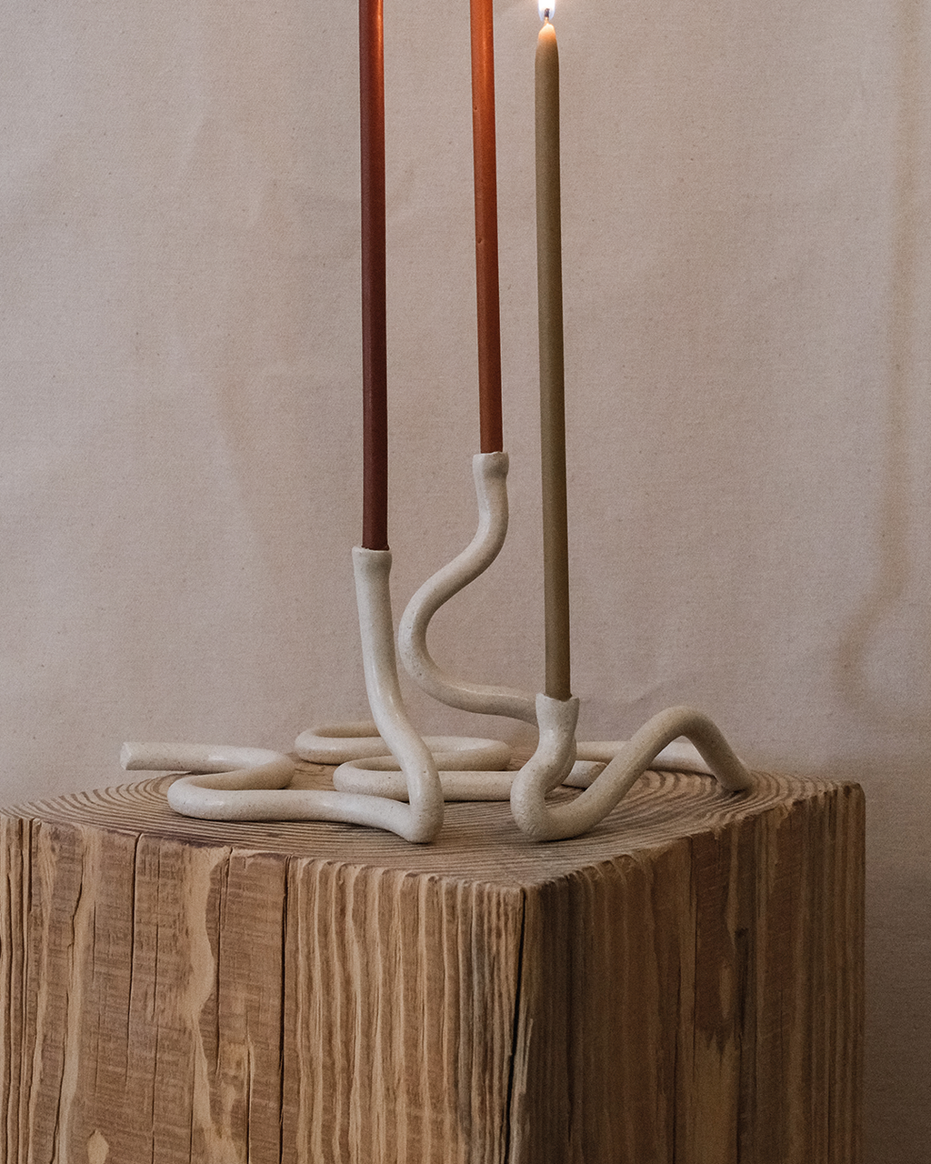 Taper Trails Candle Holder