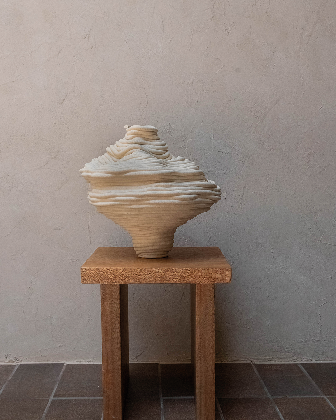 Custom Fossil Vase NO. 2 (narrow top)