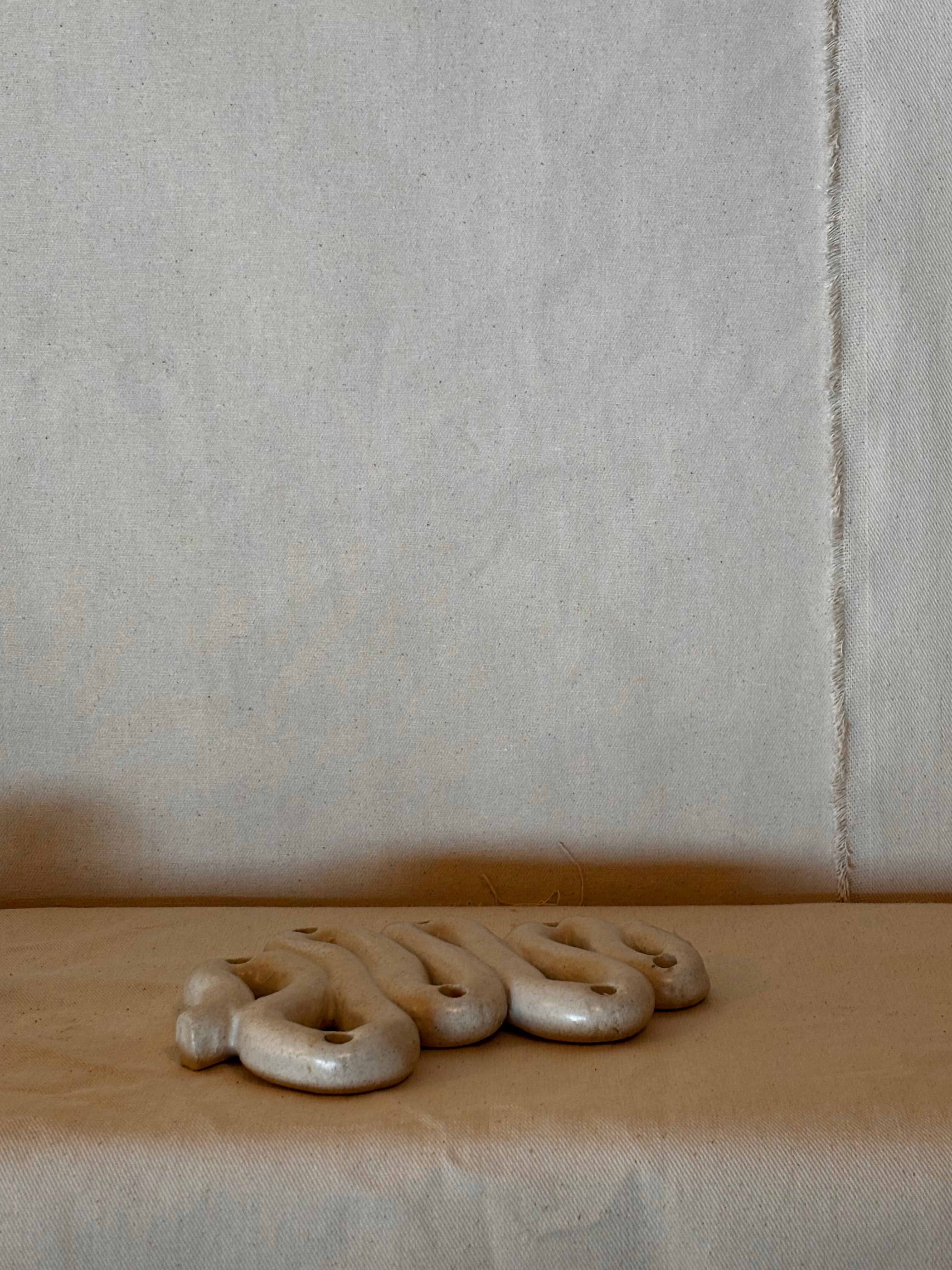 Small serpent candle board - candles not included