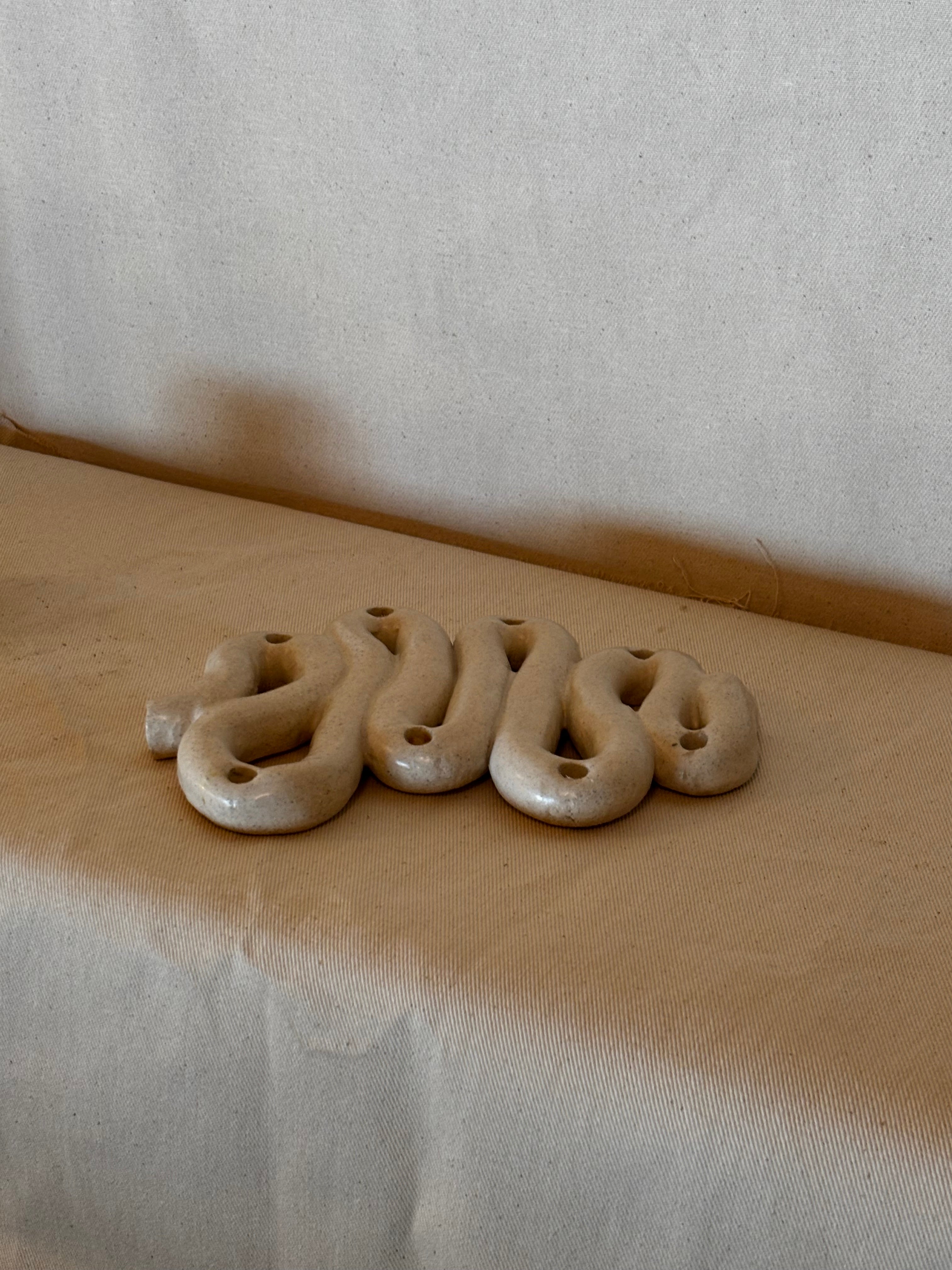 Small serpent candle board - candles not included
