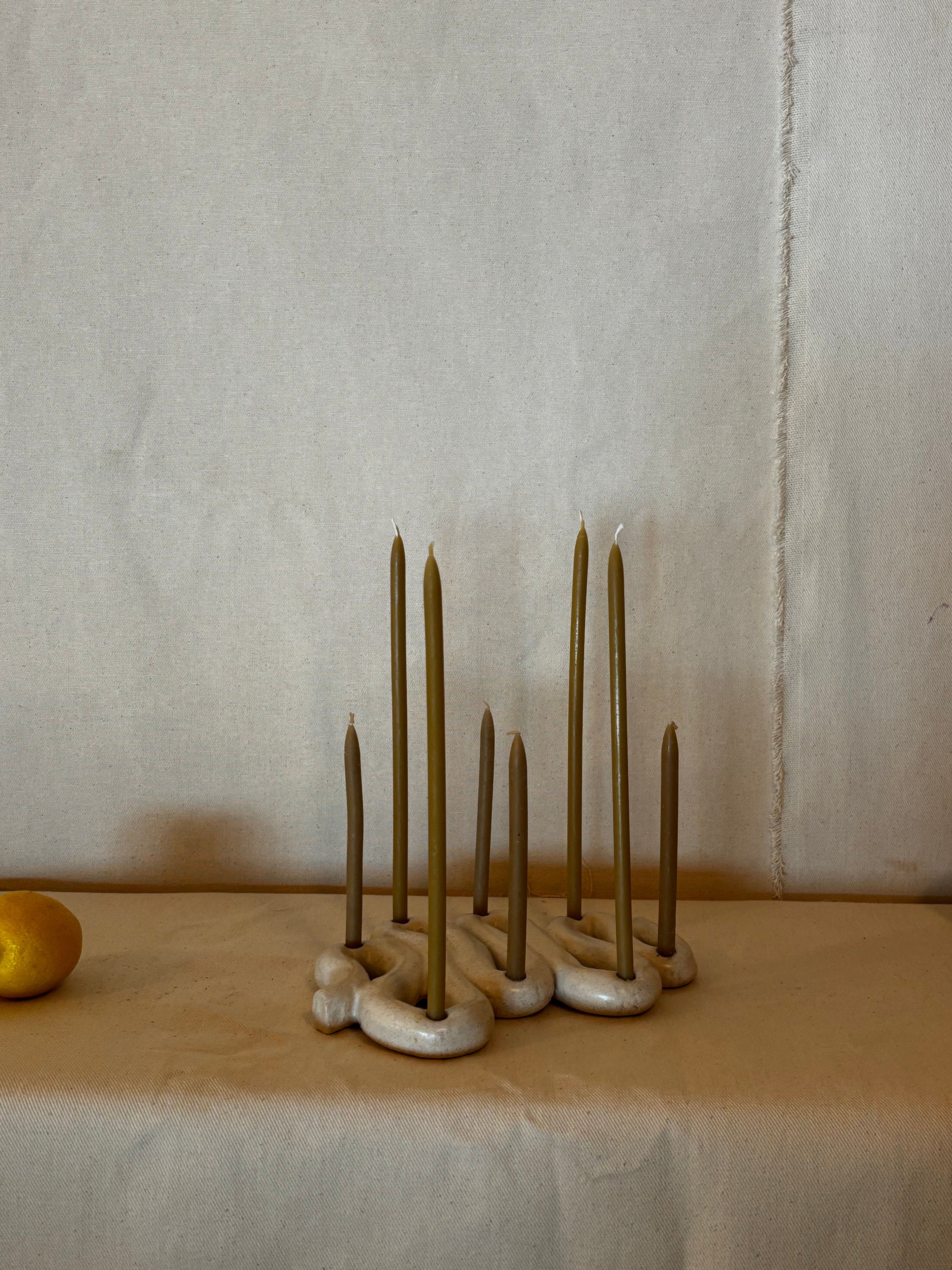 Small serpent candle board - candles not included
