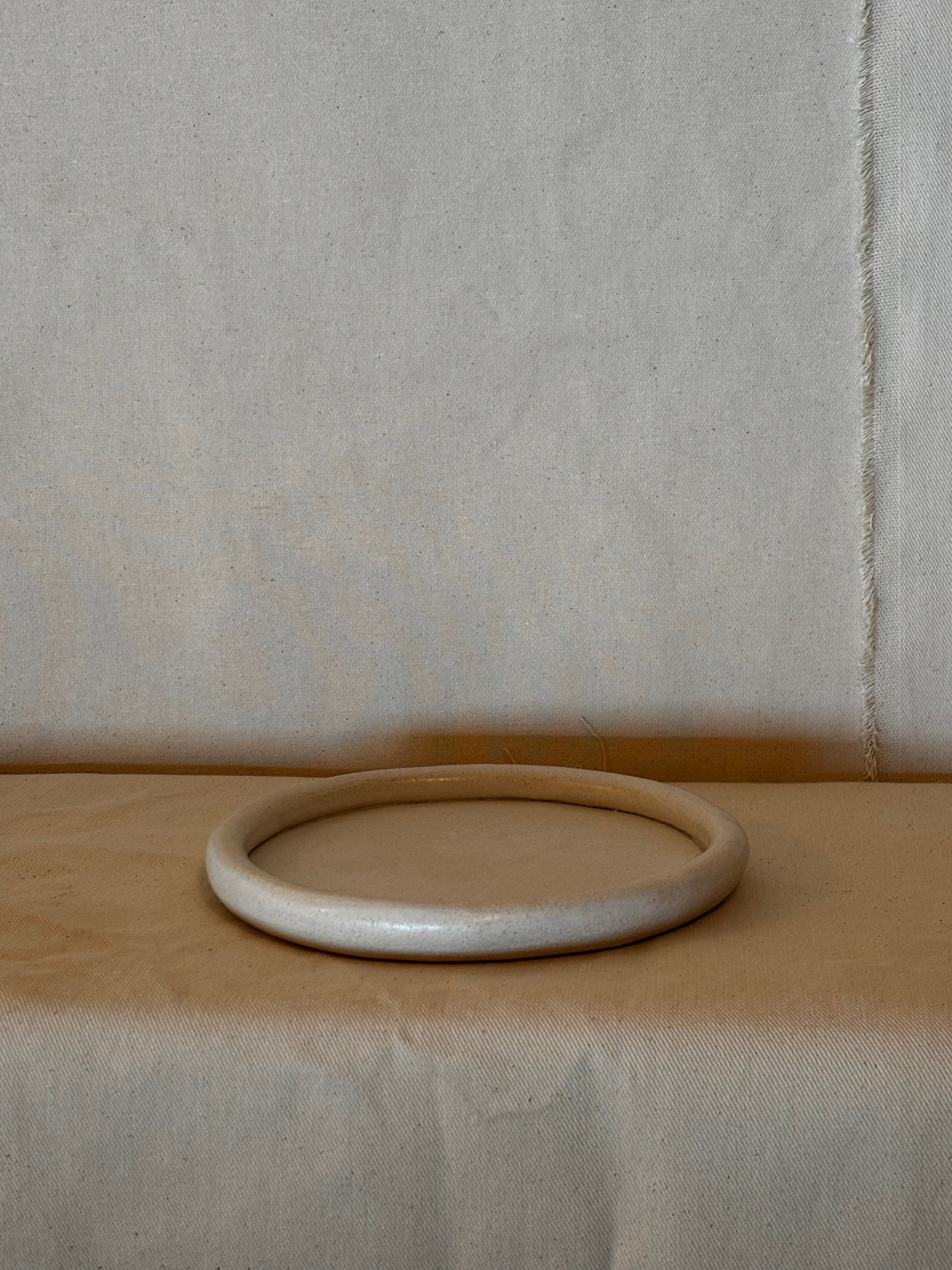 Glaze flaw Starter pebble plate