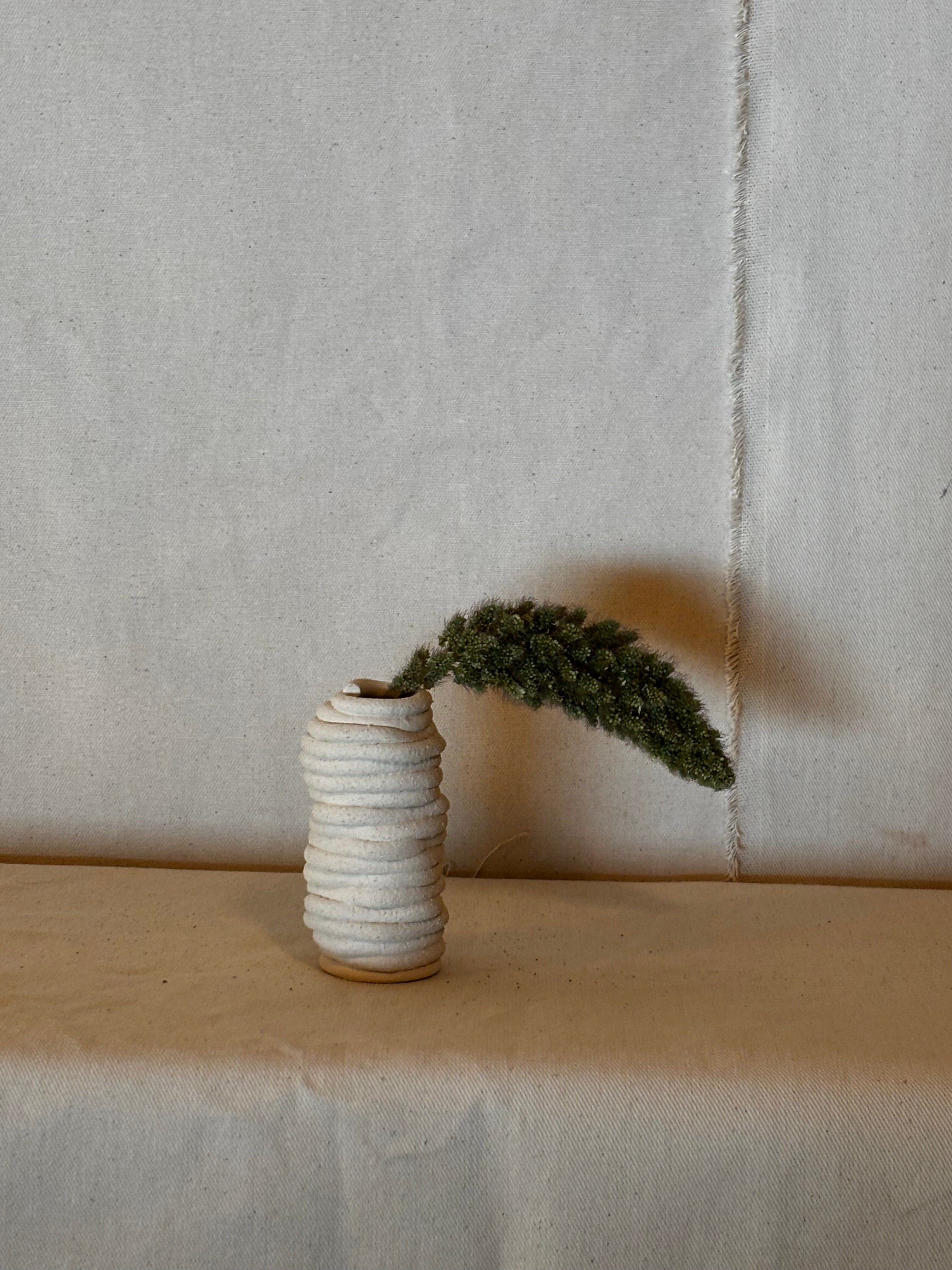 Fossil Candle Holder - Medium (small hole)