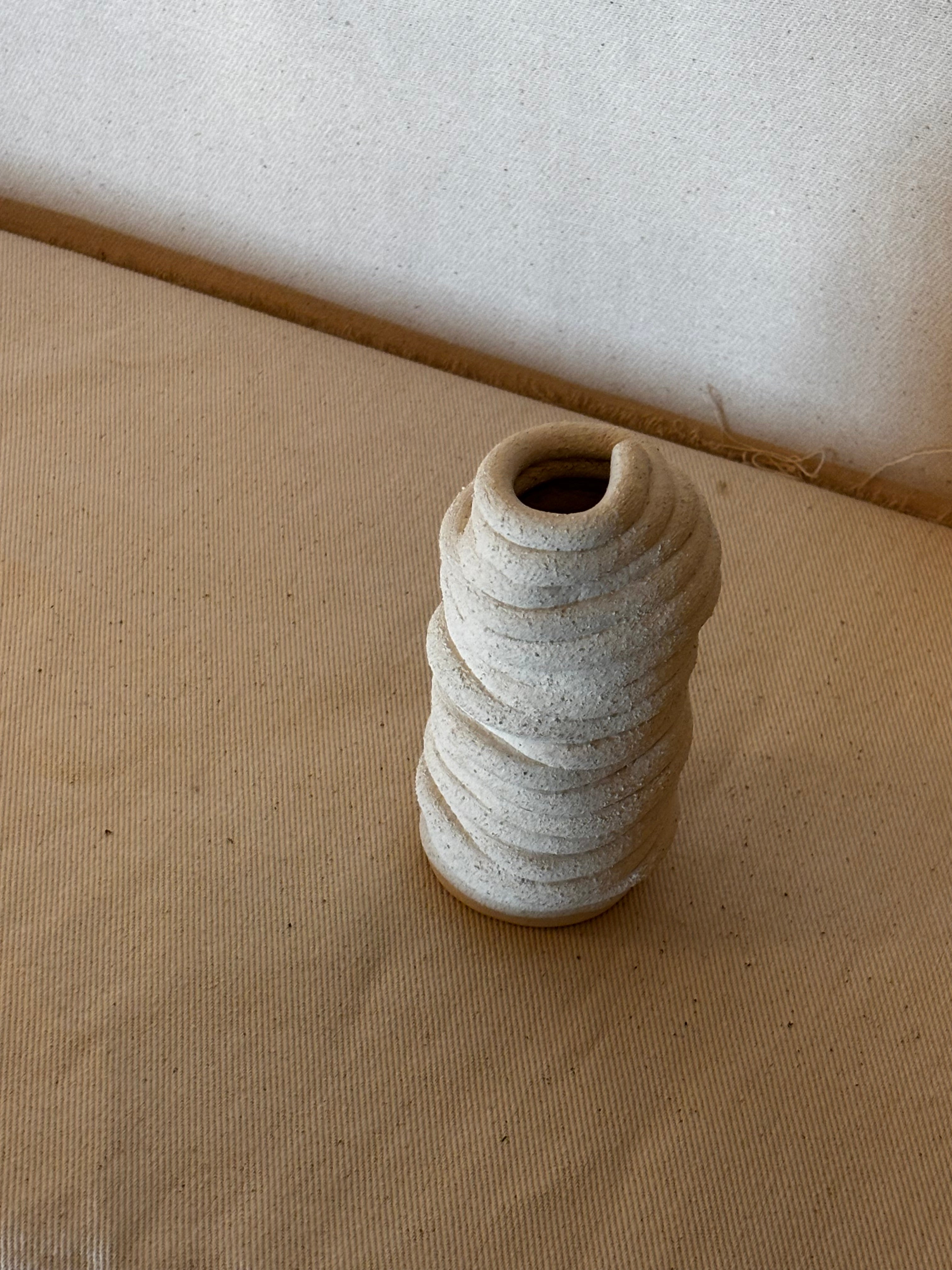 Fossil Candle Holder - Medium (small hole)