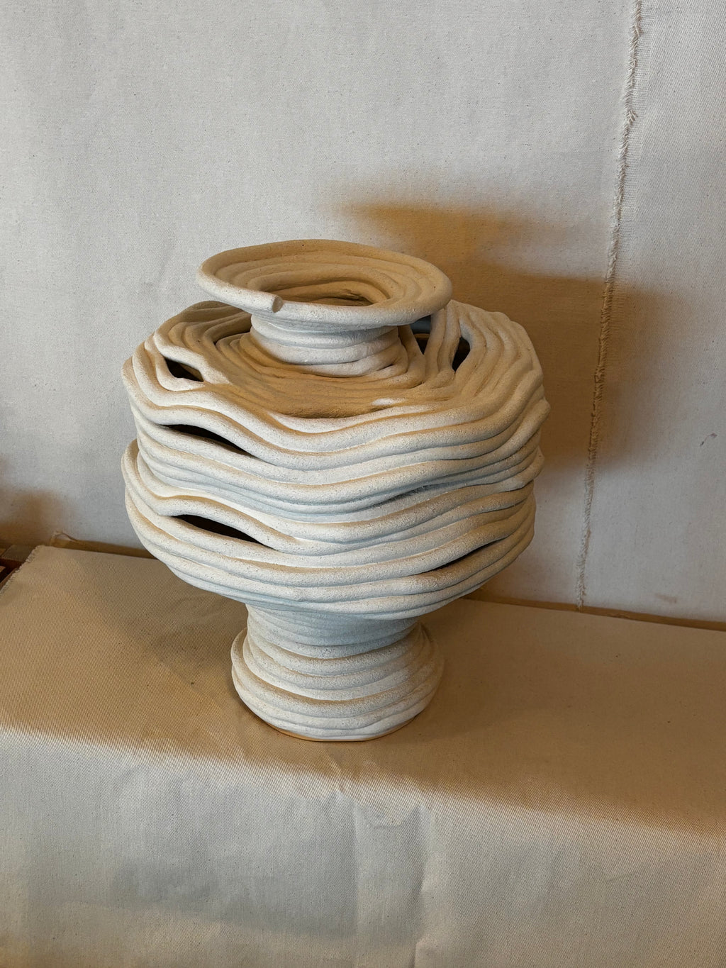Sample Fossil Vase - Abstract