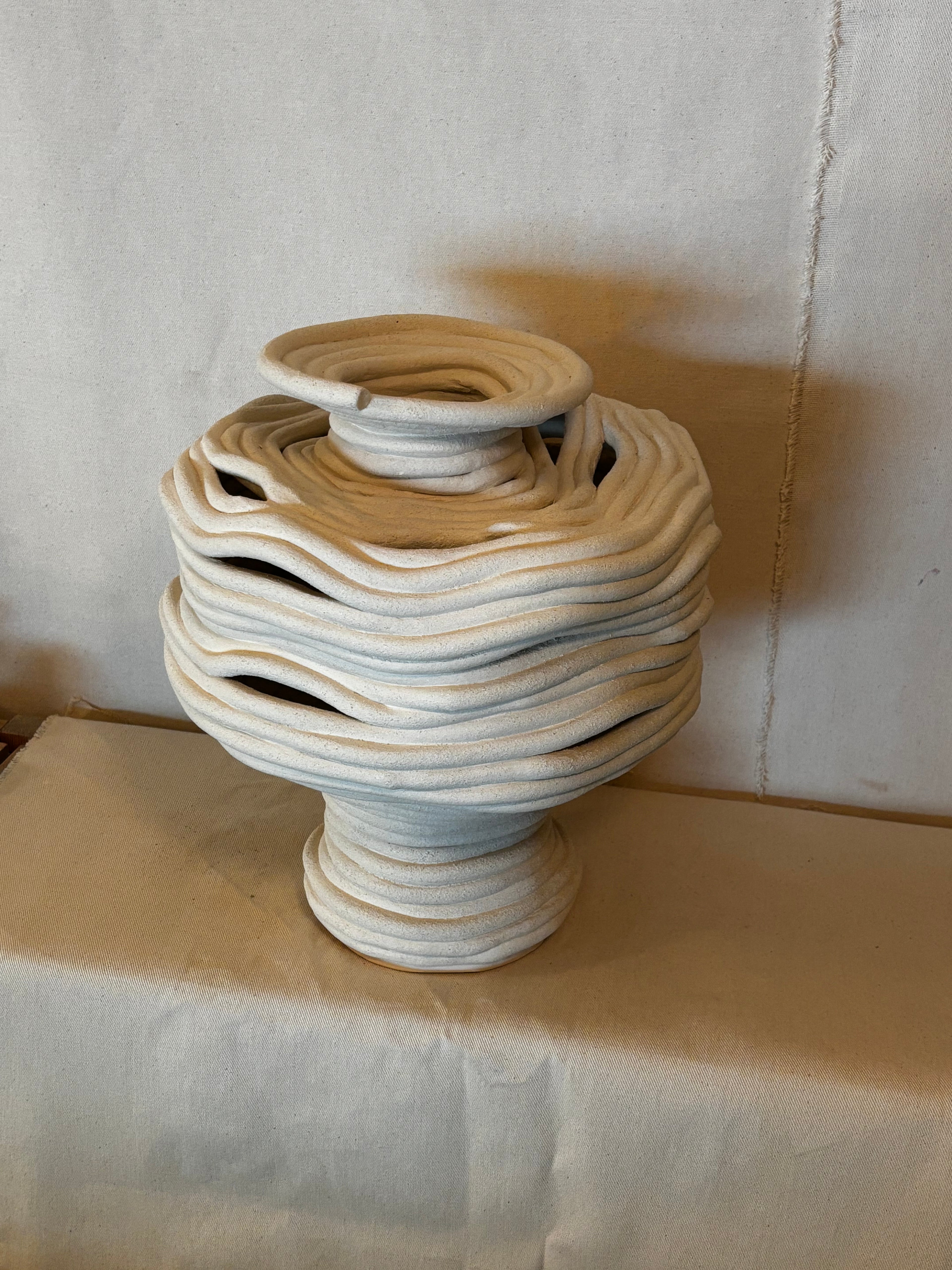 Sample Fossil Vase - Abstract