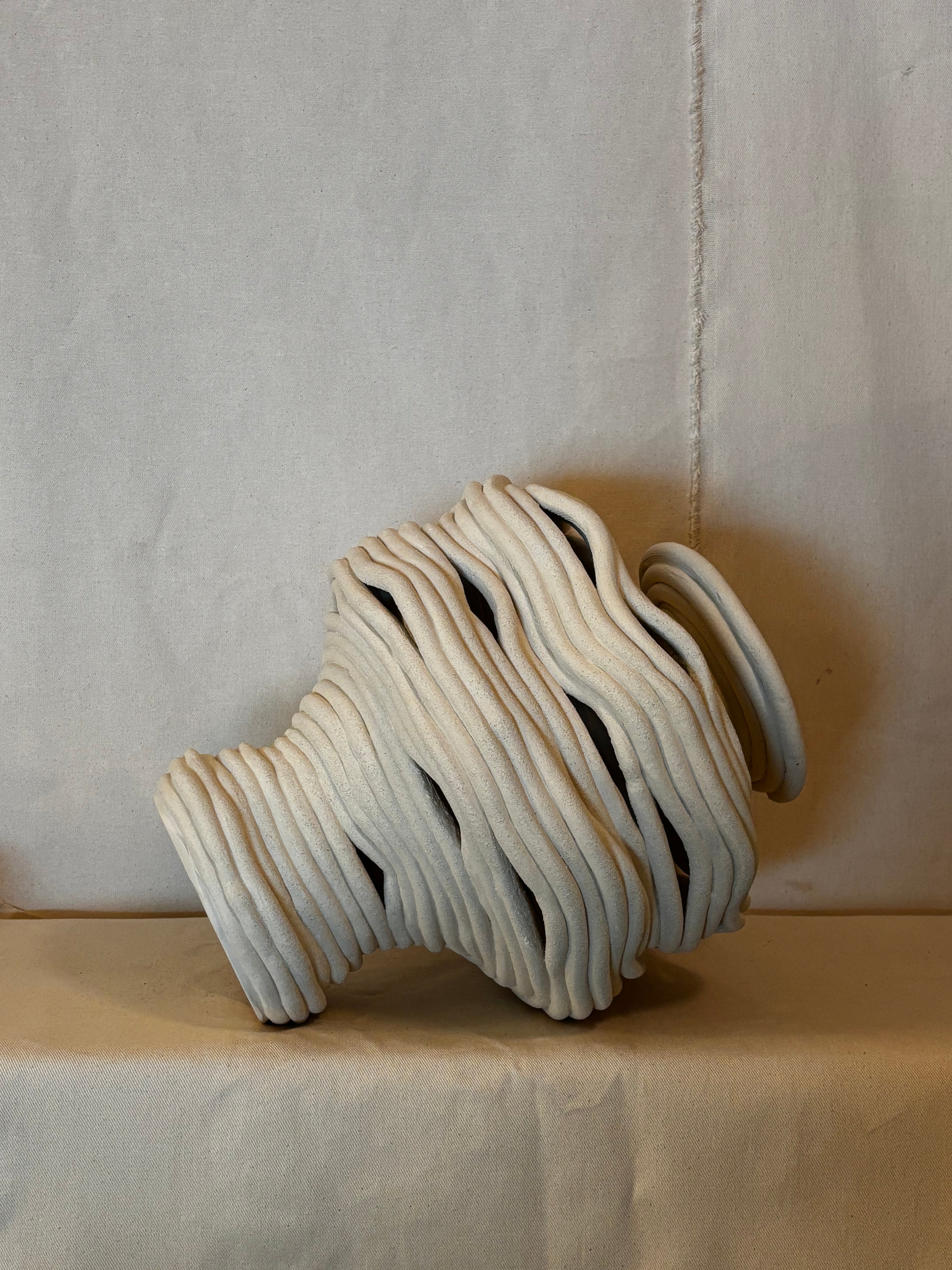 Sample Fossil Vase - Abstract