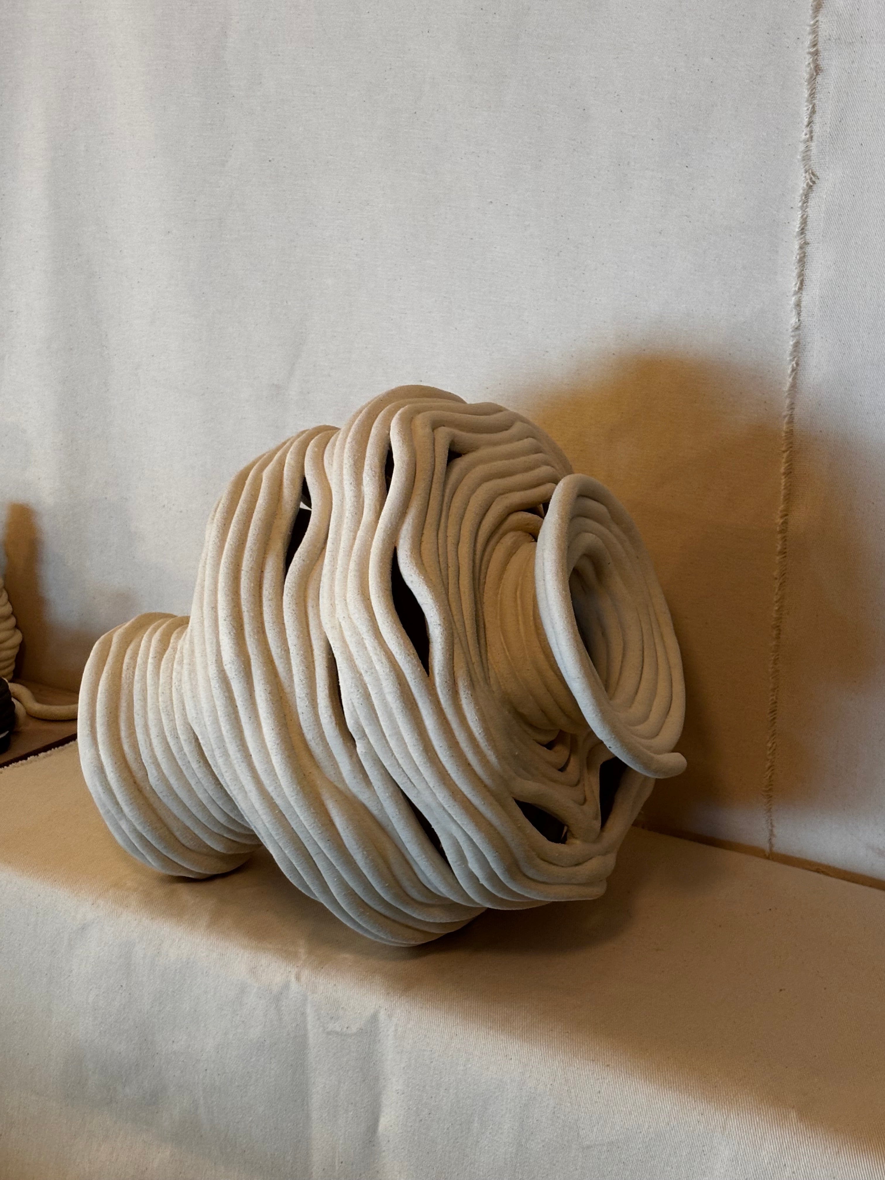 Sample Fossil Vase - Abstract