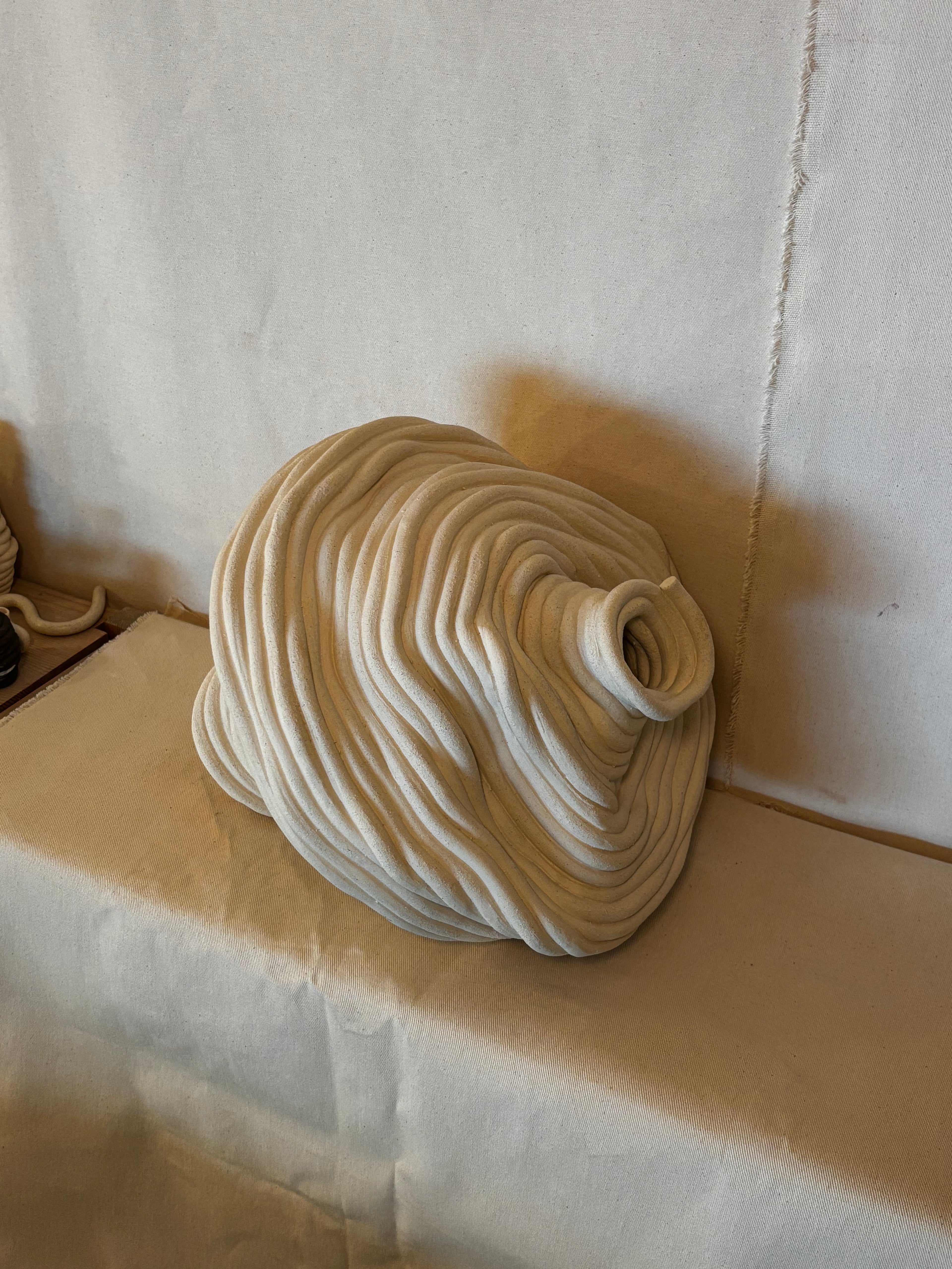 Huge Fossil Vase - Doesnt stand up on its own