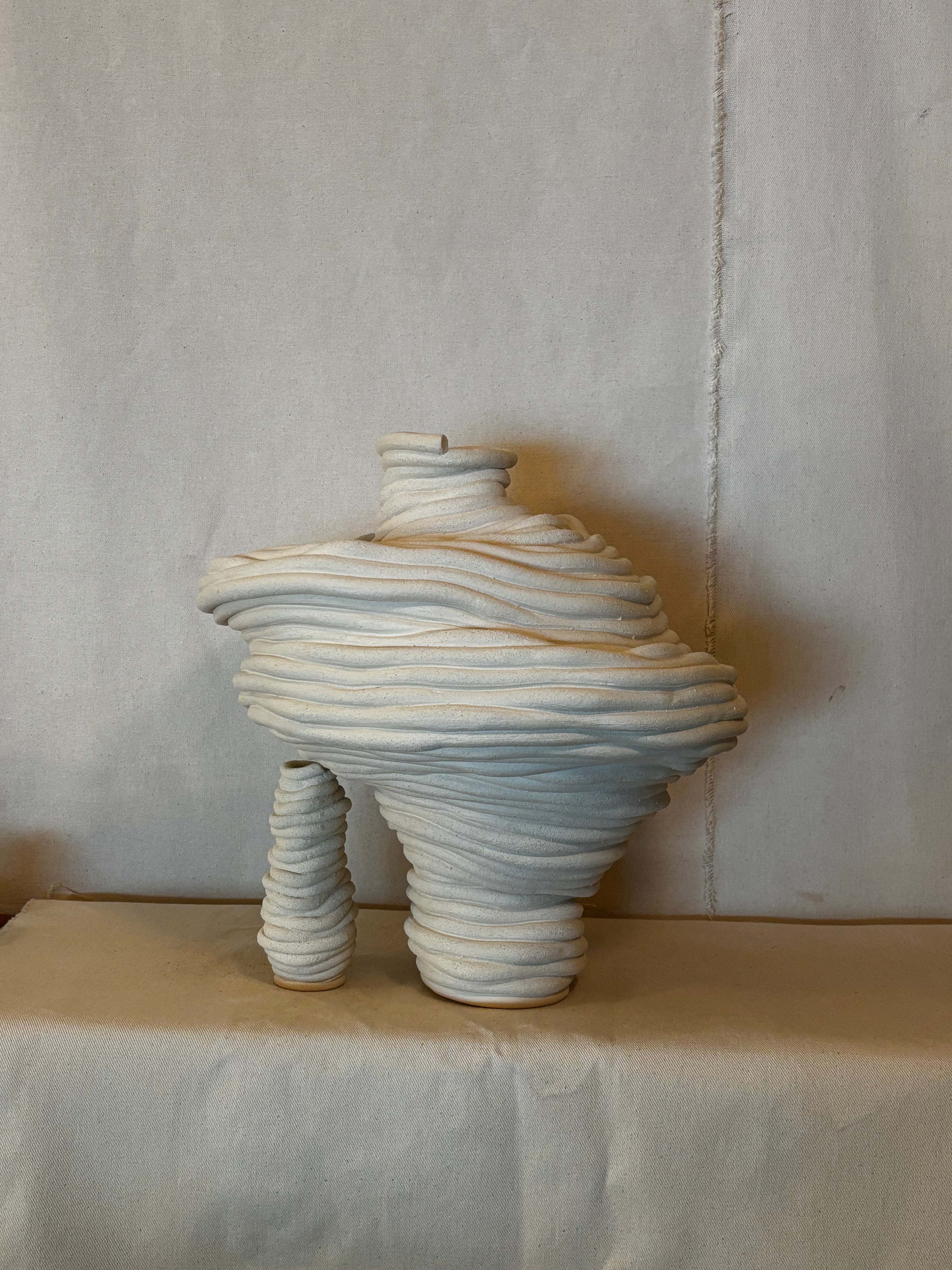Huge Fossil Vase - Doesnt stand up on its own