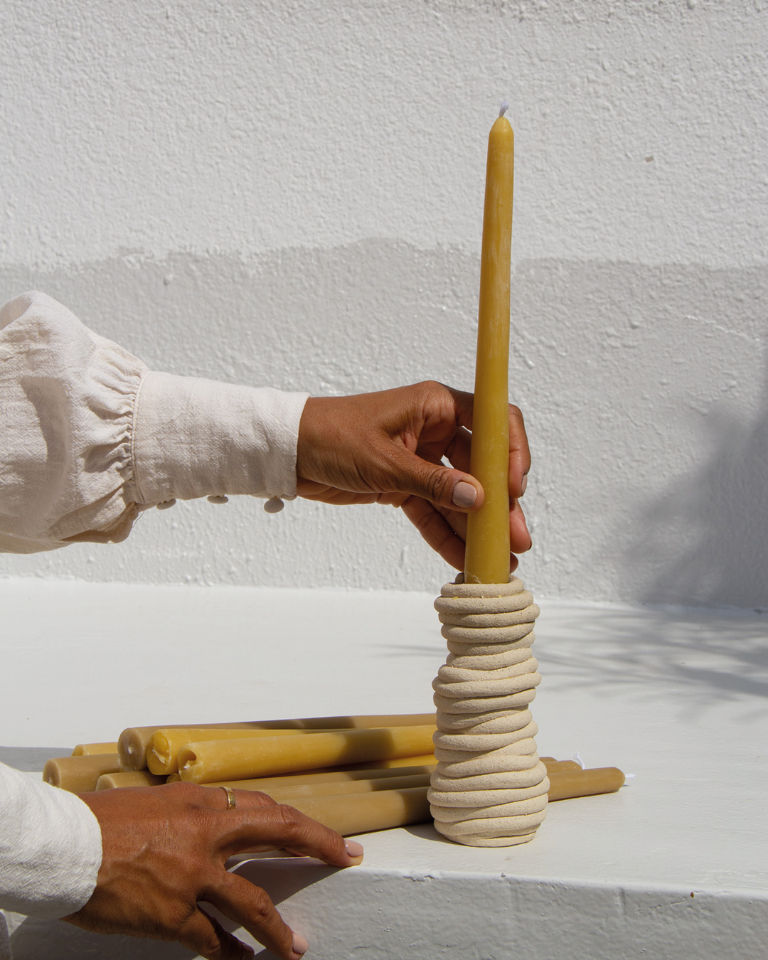Sidr Hive Candlesticks