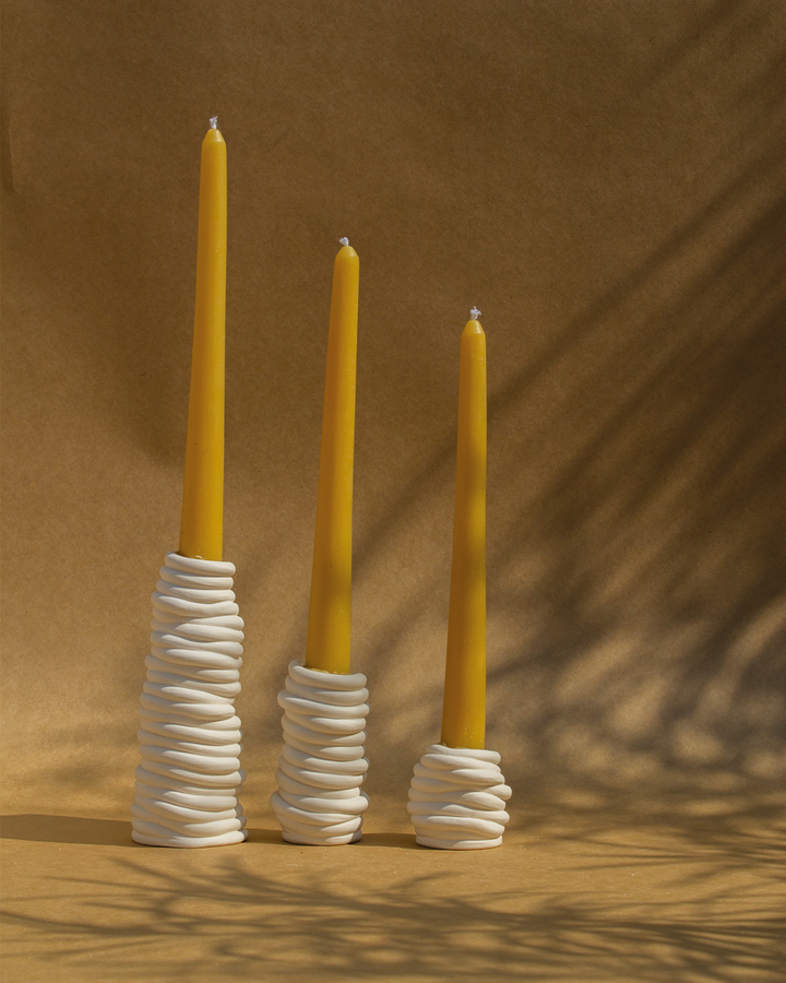 Silk Candlestick Holder - Medium