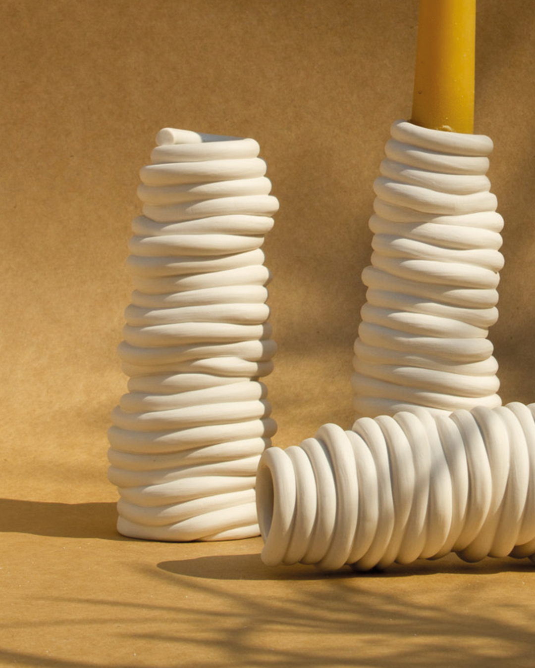 Silk Candlestick Holder - Tall